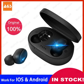 Original A6S Pro TWS Bluetooth Slušalke Brezžične Slušalke Za Xiaomi Redmi Airdots Android, IOS Slušalke Mini Čepkov Z Mic