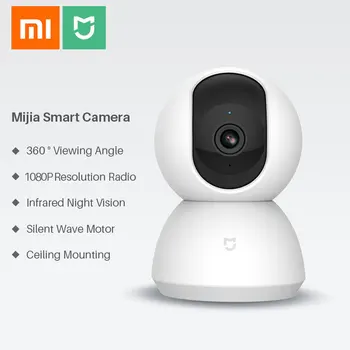 Original Xiaomi Mijia Smart WiFi IP Kamera Webcam Cam 1080P 360 Kota Ir Nočno Vizijo MiHome APP Nadzor Za Home Security