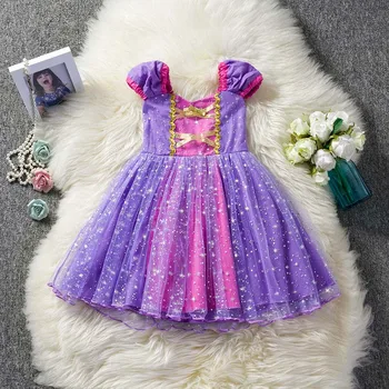 Otrok je Fant obleko dekle Zvezda Tiskanja Princesa Neto Preja PerformanceTutu Obleko Obleko kostume za dekleta disfraz princesa #P20