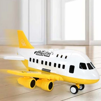 Otrok Letalo Model Igrača Sklop Simulacije Velikih Skladiščnih Transportnih Letal z Zlitine za Ohišje Majhen Avto Helikopter Tovornjak