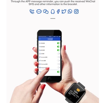 Pametno Gledati Moški Ženske Krvni Tlak Smartwatch Nepremočljiva Srčni utrip Tracker Sport Ura uro Pametna Android IOS + Trak