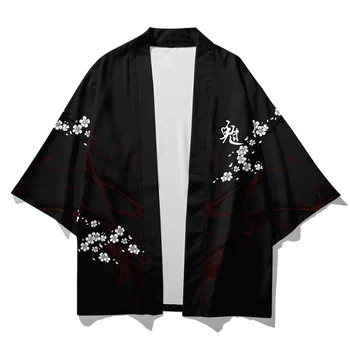 Plus Velikost 6XL japonski kimono yukata ženske in moški japonski Kratek Haljo Svoboden kimomo japonski jopico kimono japones haori