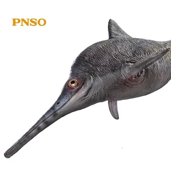 PNSO Starodavne Živali Slika lutka Brook je Ophthalmosaurus Z Zaslonom Osnove Klasične Igrače Za Fante Sea life, Starost Dinozavri