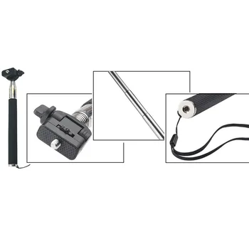 Prenosni Ročni Samosprožilec Selfie Palico Pole Dejanje Monopod za Sony Action Cam Kamera za AS100V AS200V AS3000R AS50 X3000R