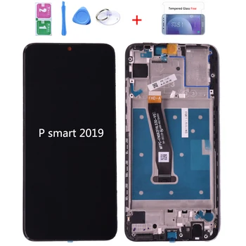Prvotne Za Huawei P Smart 2019 Zaslon LCD z, Zaslon na Dotik, Računalnike Montaža Z Okvirjem Za P smart 2019 Del Popravila