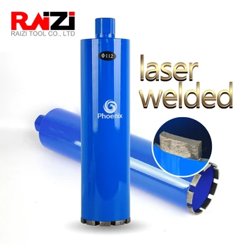 Raizi 20-120mm Mokro Lasersko Varjeni Drill Bit M22 za Konkretne Stenska klimatska Naprava 1-1/4