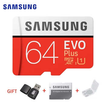 SAMSUNG za Pomnilniške Kartice EVO Plus 4K Ultra HD Micro SD 256GB 128G Class10 64GB MicroSD Kartice C10 UHS-I Trans Flash MicroSD Kartico