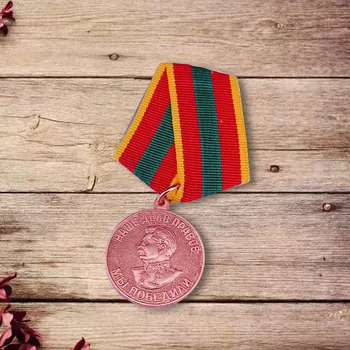 Sovjeta ruske Bronasto Medaljo Za Pogumen Dela v Veliki Patriotske Vojne WW2