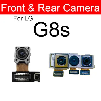 Spredaj & Zadaj Glavna Kamera Modul Za LG G8 ThinaQ G820N G820V G820QM G8s ThinaQ G810EAW Mala & Nazaj Velik Fotoaparat Nadomestni Deli