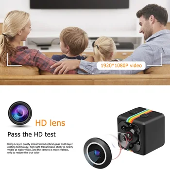 SQ11 Mini Kamera HD 1080P Night Vision Senzor Kamere Senzor Gibanja, Nočno gledanje DVR Mikro Kamero Šport DV Video mala Kamera