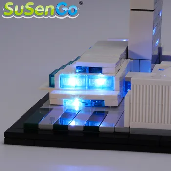 SuSenGo LED Svetloba Nastavite Za 21018 Arhitekture Sedežu Združenih Narodov , (Model Niso Vključene)