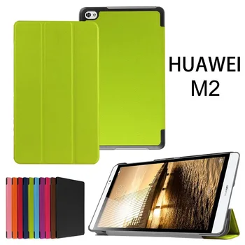 Tablični primeru Za Huawei MediaPad 8.0 M2 M2-801W M2-803L kritje za huawei mediapad M2 M2-803L zložljiva primeru usnje smart slim capa