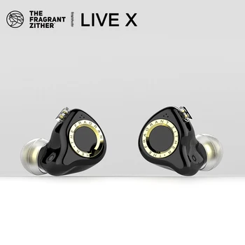 TFZ ŽIVO X 11,4 MM Dvojno Votlini Dinamičnega Voznika in-ear Slušalke IEM z Nano-Zlato Prepone Enota 0.78 mm Snemljiv Kabel, Slušalke