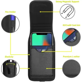 Torbica za telefon Pasom Ohišje za Samsung Galaxy Note 20 Primeru Pasu Vrečko Magnetni Tok Telefon Kritje