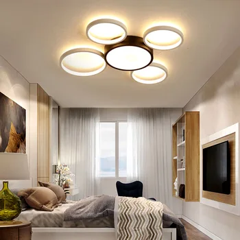 Tovarne neposredno Nordijska moderna dnevna soba LED stropna svetilka spalnica lučka restavracija LED lestenec hotel svetilka, okrogle LED lučka