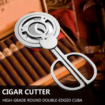 Triple Rezila Iz Nerjavečega Jekla Ton Cigar Rezalnik Žep Pripomočke Nož Kubanske Cigare, Škarje