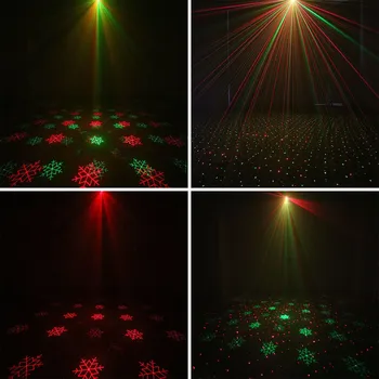 TUJEC Rdeča Zelena Gibljejo Star Pike Snežinka Božič Lasersko Svetlobo Projektor Božično Drevo Stranka Prostem Vrt Nepremočljiva Razsvetljavo