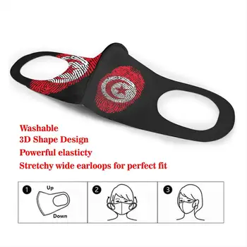 Tunizija Zastavo Prstnih stroj za večkratno uporabo masko otroci mascarillas con filtro estampadas usta masko z design smešno