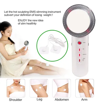 Ultrazvočna Kavitacija hujšanje Fat Burner EMS Telesa, Hujšanje Massager Lifting Obraza 3 V 1 Galvanska Ir Ultrazvočno Terapijo