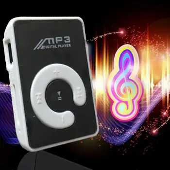 USB kovinski mini Clip mp3 Predvajalnik šport prenosne Glasbe, digitalni TF/Reže za Kartice SD predvajalnik mp 3 igralec kartico teče