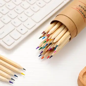Ustvarjalne Dnevnik Barve svinčnik lesa 12 barvo 24 barvno 36 barvo, umetnost, risba, svinčnik Šolske potrebščine kawaii