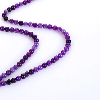 Vijolična gemstone tassel krog 99tasbih Islamskih Islamski Tasby ogrlico, obesek tassel romanje dobave darilo tesbih