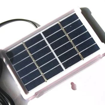 Vroče 1W 6V polikristalni solarni panel plastificirano stekleno ploščo z okvirjem DC skladu sončni vrt svetlobe odbor