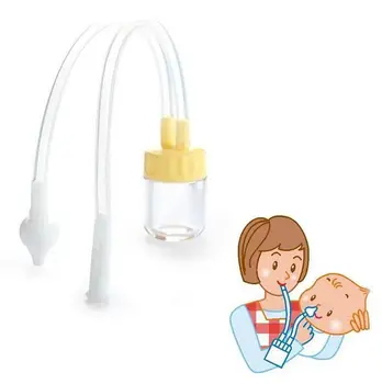 Vroče Prodaje Baby Safe Nos Čistilo Vakuumsko Sesalno Nosno Sluz izcedek iz Aspirator Vdihniti Nosni sesalno napravo baby nego #26