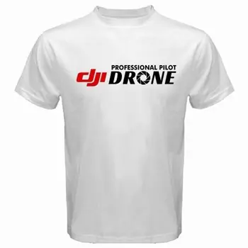 Vroče Prodati 2019 Moda DJI Poklicni Pilot Drone - po Meri Kratek Rokav Bombaž Print Majica s kratkimi rokavi