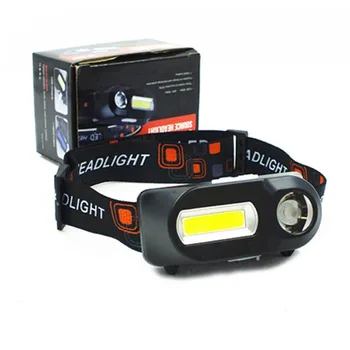 Wasafire Mini LED Žaromet COB + XPE 6 Načini Smerniki USB Polnilne Glave Lučka Lučka za Kampiranje Čelnega Baklo 18650 Svetilka