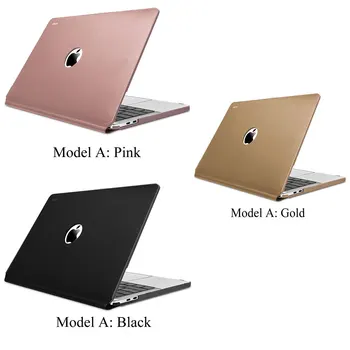 WiWU Laptop Primeru za MacBook Pro Air 13 A1706 A1708 A1989 A1932 palčni Vodotesno PU Usnje Hardshell Primeru za MacBook Pro 13