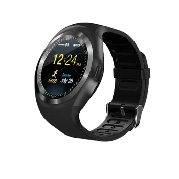 Y1 Pametno Gledati Android Bluetooth Moških Smartwatch KARTICE TF Kartice Fitness Sports Tracker Moda Fitnes Watch Smarth Watch Pulseras