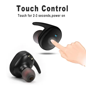 Y30 Brezžične Slušalke 5.0 TWS Bluetooth Slušalke HiFi IPX5 Nepremočljiva Dotik za Nadzor Slušalke Za Šport/Igra z Mikrofonom