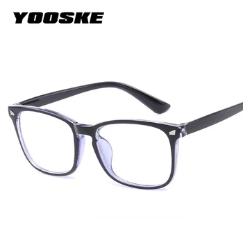 YOOSKE Modra Svetloba Blokiranje Očala Retro Optičnih Slik Ženske Moški Očala Okvir Računalnik Očala