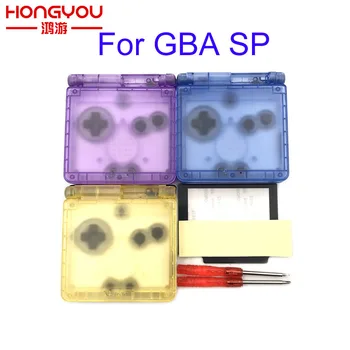 Za GameBoy Advance SP Klasičnih Pregleden Zamenjava Stanovanj Lupini Zaslona Objektiv Za GBA SP Stanovanj Primeru Zajema