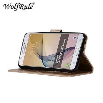 Za Pokrovček Samsung Galaxy J7 Prime Primeru Flip Usnjena torbica za Samsung Galaxy On7 2016 Telefon Vrečko Kritje velja Za Samsung J7 Prime