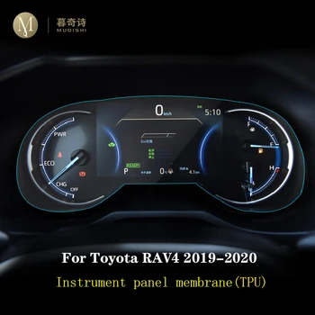 Za Toyota RAV4 2019 2020 Avtomobilske notranjosti armaturne plošče membrane LCD zaslon TPU zaščitno folijo Anti-scratch Dodatki