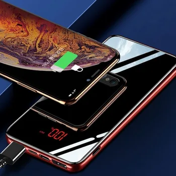 Za Xiaomi iphone Huawei Lcd 30000mah Moči Banke Zunanje Baterije PoverBank USB Powerbank Prenosni Mobilni telefon Polnilnik
