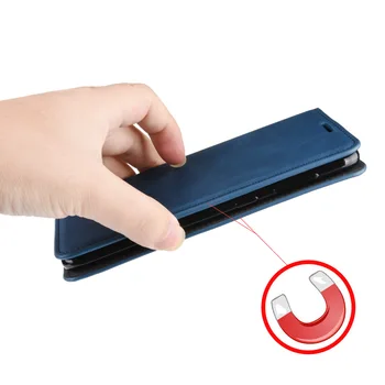 Za Xiaomi Pocophone Poco X2 /F2 Pro Luksuzni Udobno Usnje Primeru Flip Dvojno Magnetno Denarnice Kartico V Režo Za Stojalo Telefon Kritje