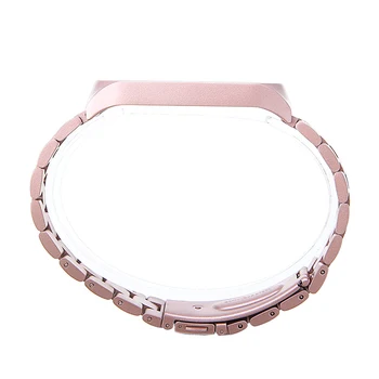 Zamenjava Iz Nerjavečega Jekla, Trak Za Xiaomi Mi Pasu 5 Manžeta Zapestnica Z Okvirjem Moda Lady Luxucy Kovinski Watchbands