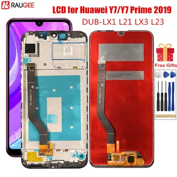 Zaslon za Huawei Y7 2019 LCD z Okvirjem na Zaslonu na Dotik Zamenjava za Huawei Y7 Prime 2019 SNEMAJTE-LX1,L21,LX3,L23 LCD-Zaslon