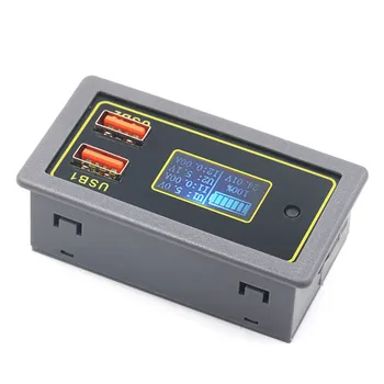 ZK-BC 4.5-32v 12v 24v Svinčevi litijeva baterija Voltmeter ampermeter 18650 zmogljivosti tester za baterije zaslon USB hitri polnilnik QC3.0