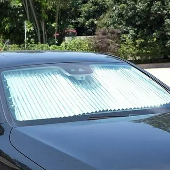 Zložljive Avto vetrobranskega stekla Anti-UV Okno Avtomobila Dežnik 46/65/cm Sunshad Zložljiva Avto za zaščito pred soncem Zavese Avto Zadnje Okno Spredaj V9J8