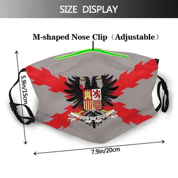 Španija Imperial Ščit Masko Unisex Non-Enkratno Anti Meglica Proti Prahu Respirator Maske z Filtri