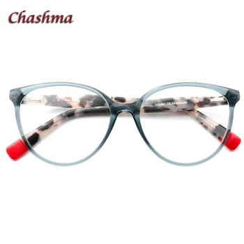 Ženske Recept Glasse Okvir Optičnih Očal Moških Očala Očala Acetat Visoka Kratkovidnost Očala Krog Retro Očala