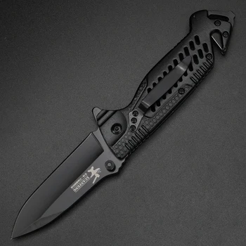 Žep Folding Nož Black Rezilo Majhen Prenosni Zunanji Ribolovno Orodje Nož Za Lov Prenosni Noži