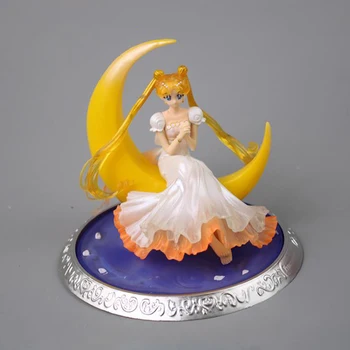 1 Kos Risank Anime Sailor Moon Dekleta prostor za Sedenje PVC figuric Zbirka Model Igrače Lutka za Otroke Dekleta Darila