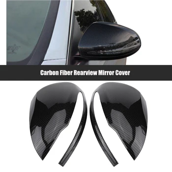 1 Par Ogljikovih Vlaken Rearview Mirror Kritje za Mercedes Benz C/E/GLC/S Razred W205 W213 X253 W222 Ustreza LH Voznikovi Strani