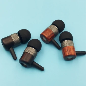1 par Slušalke, DIY Lupini Primeru Leseno Ohišje za 9.2 mm Zvočnik Enota Hi-fi Slušalke DIY