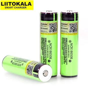 10PCS 2019 Liitokala Novo Izvirno 18650 3,7 V 3400mah NCR18650B Lthium Baterije protection board, ki je Primerna za baterije
